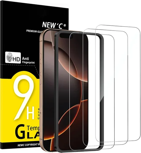 Miniatura 23 de NEW'C Paquete de 3 protectores de pantalla de privacidad para iPhone Air/iPhone 17 Air (6.5 pulgadas), película de vidrio templado antiespía