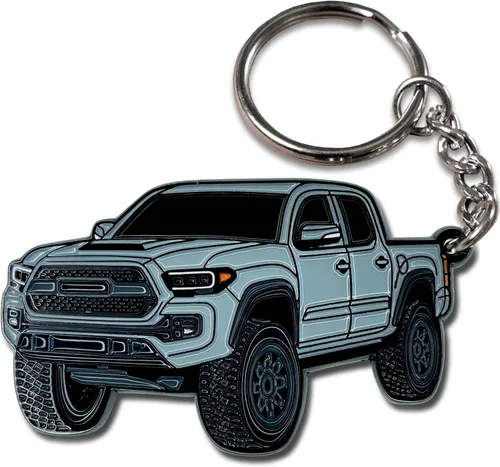 Miniatura 8 de Llavero Tacoma – Accesorios Tacoma 2016-2022 mods 2023 2024 Cool Key Chain Fob Cover 3ª generación Toy Truck Quicksand