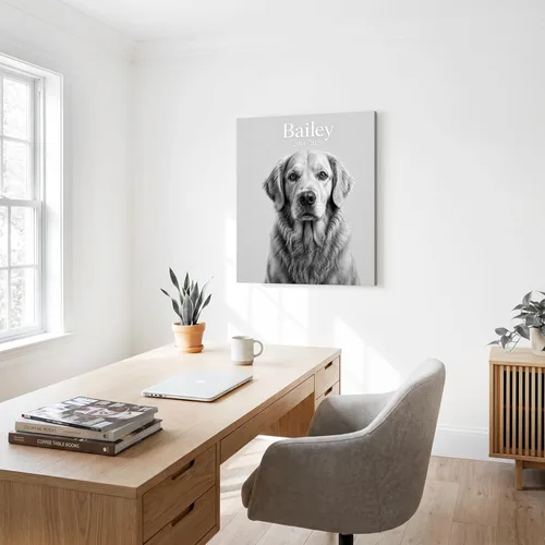 Miniatura 5 de Impresión de lienzo de foto personalizada, cuadro de foto personalizada en lienzo para pared, impresión de retrato de boda, familia y mascota, obra