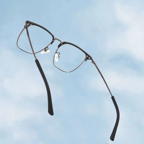 Miniatura 2 de Puntas de extremo para lentes de oído Piezas de calcetín de tubo Gafas de silicona antideslizante Comfort Reemplazo de gafas de metal Patas