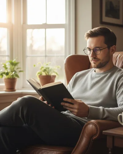 Miniatura 3 de Brigtlaiff - Lentes redondos con bloqueo de luz azul para hombres y mujeres, anteojos para computadora, juegos y TV, antifatiga ocular con marco