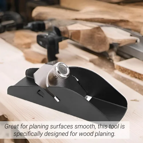 Miniatura 7 de Cepilladora de mano, mini herramienta de mano para carpintería de fondo plano para alisado de madera