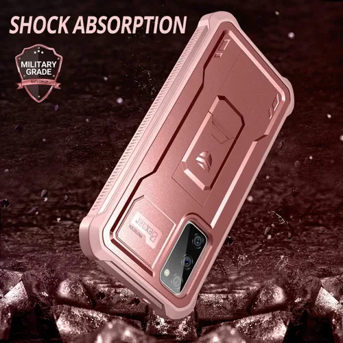 Miniatura 5 de Dexnor Funda para Samsung Galaxy S20 FE, [Protector de Pantalla y Soporte Integrados] Protección de Grado Militar de Servicio Pesado a Prueba