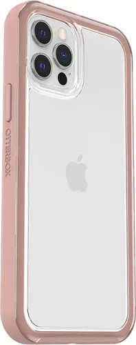 Miniatura 4 de OtterBox Funda transparente con borde de agarre colorido para iPhone 12/12 Pro - Arcilla Potters (transparente/rosa)