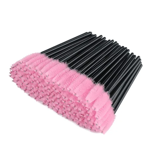 Miniatura 12 de G2PLUS 300 unidades de brochas desechables para rímel, kit de maquillaje con cepillo de pestañas de cristal, varillas ajustables para extensiones
