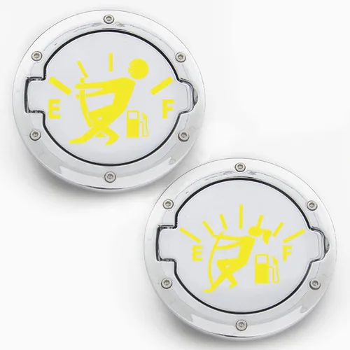 Miniatura 21 de 2 calcomanías divertidas para automóvil, calcomanías vacías para medidor de gas, gráficos de alto consumo de gas, calor y resistente al agua, no se