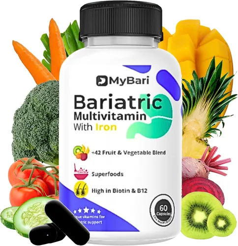 Multivitamínico bariátrico todo en uno con hierro, fabricado en Estados Unidos, para hombres y mujeres, soporta manga gástrica y bypass con más de