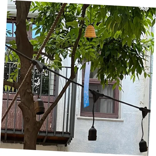 Miniatura 9 de DECHOUS 2Pcs Retro Hanging Wind Chime Pendant Wind Bell Outdoor Garden Courtyard Patio Decor with Relaxing Sound