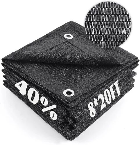 Miniatura 59 de Cool Area Lona de malla con ojales para cubierta de plantas, toldo de patio de 10 x 20 pies, para jardín, pérgola, invernadero, coche, granero, 55%