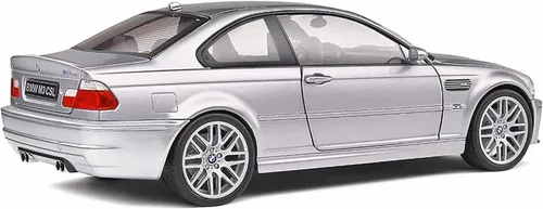 Miniatura 3 de Solido S1806503 1:18 2003 BMW E46 CSL Coupe-Silver Grey Coche miniatura coleccionable, Unisex Adulto
