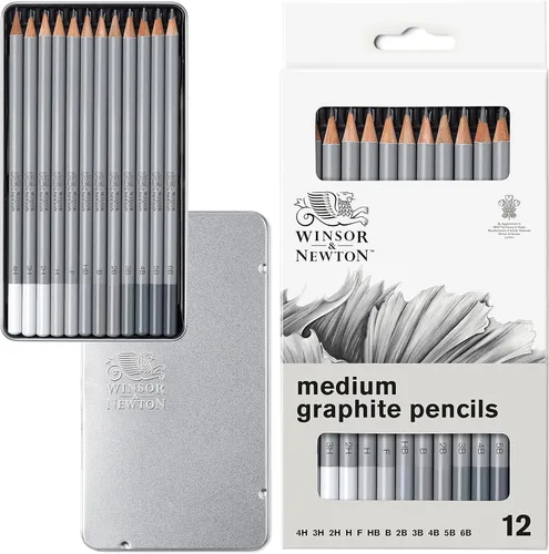Miniatura 10 de Winsor & Newton Studio Collection - Lápices de artista, lápices de acuarela, juego de 24