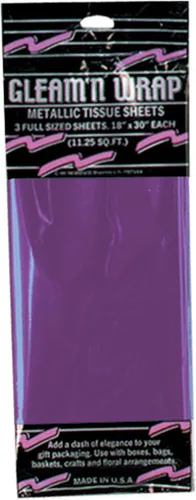 Miniatura 4 de Beistle 50602-C Paquete de 3 hojas metálicas Gleam 'N Wrap, 18 pulgadas por 30 pulgadas