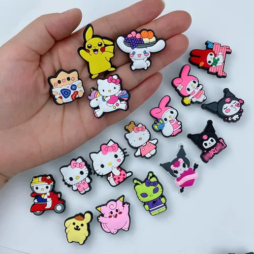 Miniatura 6 de hitioCC 100 Pack Randow Cute Cartoon Anime Shoe Charms Charma for Boys Girls, Cool Charms Bulk Pins for Kids, Toddler Charms Accessories for Shoe