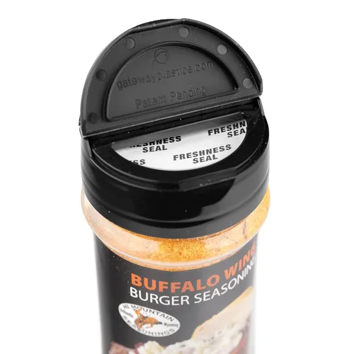 Miniatura 6 de Hi Mountain Condimento gourmet para hamburguesas Mezcla de alas de búfalo Bondad picante, picante y salada con un toque de ajo Condimento
