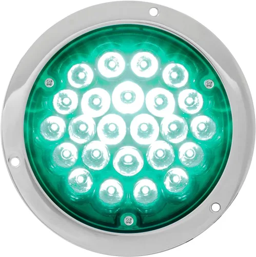 Miniatura 5 de GG Grand General 82271 azul/azul 4 pulgadas perla 24 llevó la luz con la vivienda fundida a presión transparente