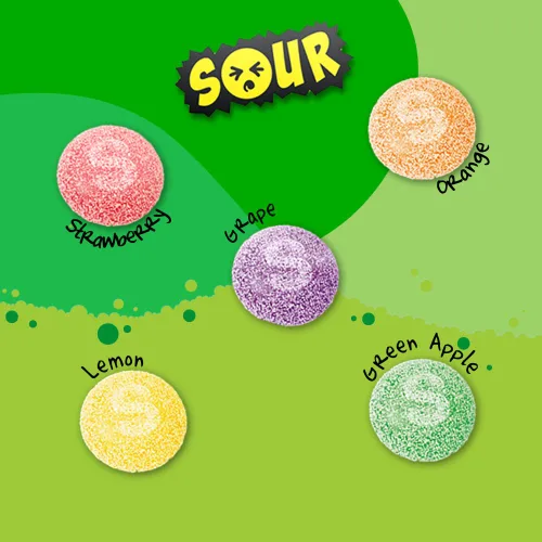 Miniatura 4 de SKITTLES Gomitas Ácidas, Bolsas de 4.2 Oz (Paquete de 12) Dulces a Granel