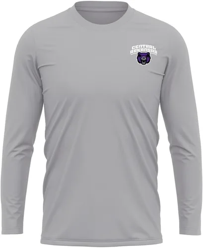 Miniatura 277 de Camisa deportiva de manga larga oficial de la NCAA Collegiate para hombre, con logotipo en el pecho izquierdo, colección Athletic Heather