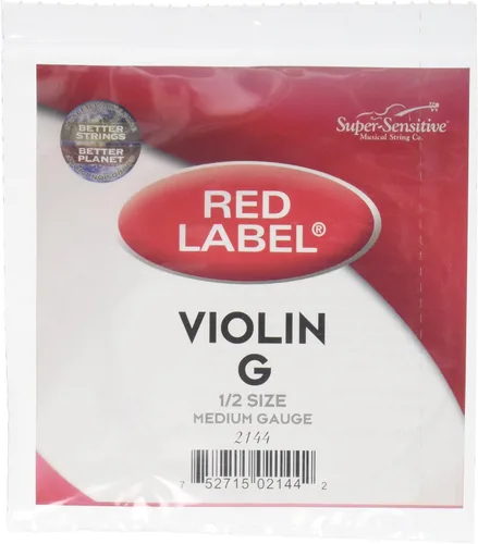 Miniatura 12 de Super Sensitive Red Label Violín A String 1/2 Medium