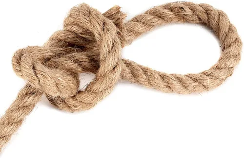 Miniatura 4 de JOIKIT Cuerda de yute natural de 1/2 pulgada y 164 pies, cuerda de cáñamo torcida de 0.472 in de grosor para manualidades, jardinería, agrupación