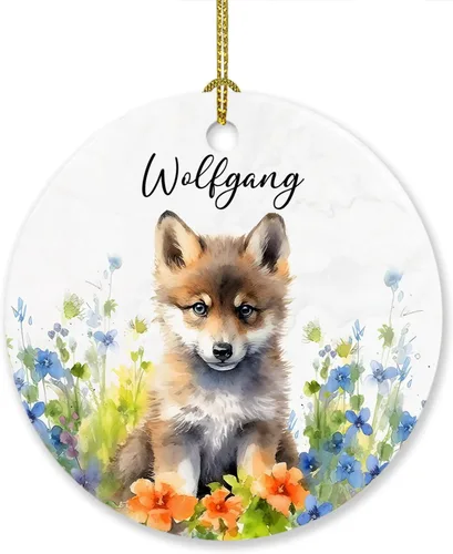 Miniatura 14 de Adorno de elefante de Navidad 2025, lindo adorno de elefante personalizado para árbol de Navidad, adornos de elefantes florales para bebés, regalos