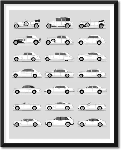 Miniatura 49 de Idea Network Póster hecho a mano compatible con Chevy impreso, arte de pared, decoración hecha a mano de lo mejor de las generaciones de Chevy