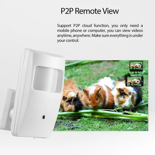 Miniatura 6 de Cámara de seguridad interior POE IP de 5MP, lente de 0.146 in 80 ° 940 nm LED invisibles IR visión nocturna mini PIR IP POE videocámara, detección
