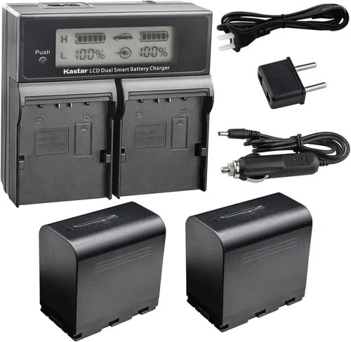 Miniatura 5 de Kastar SSL-JVC70 AC LCD Cargador rápido dual compatible con JVC GY-HM200U, GY-HM200HW, GY-HM200SP, GY-HM200SP Sports, GY-HM250 GY-HM250SP, GY-HM600