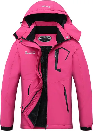 Miniatura 12 de MOERDENG Women's Waterproof Ski Jacket Warm Winter Snow Coat Mountain Windbreaker Hooded Raincoat Jacket
