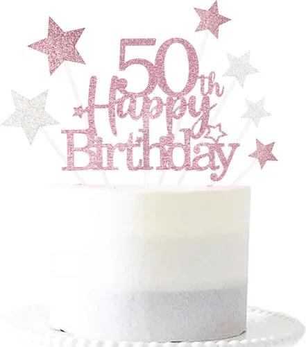 Miniatura 21 de Decoración brillante para tarta de primer cumpleaños feliz con estrella, adornos personalizados para tarta de 1 cumpleaños, decoraciones de fiesta