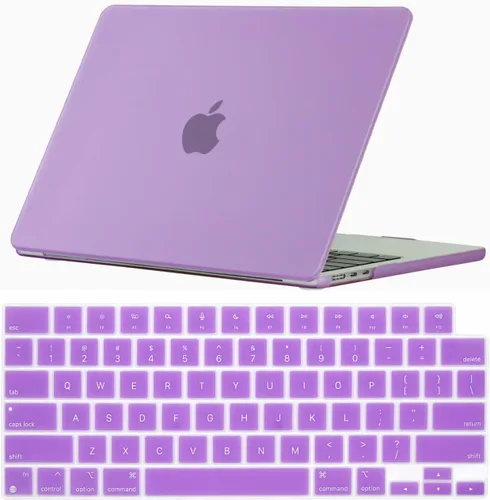 Miniatura 12 de Se7enline Compatible con MacBook Air 2025 2024 2023 de 15 pulgadas M4 M3 M2 Funda rígida para laptop Mac Air de 15.3 pulgadas M4 M3 M2 Chip