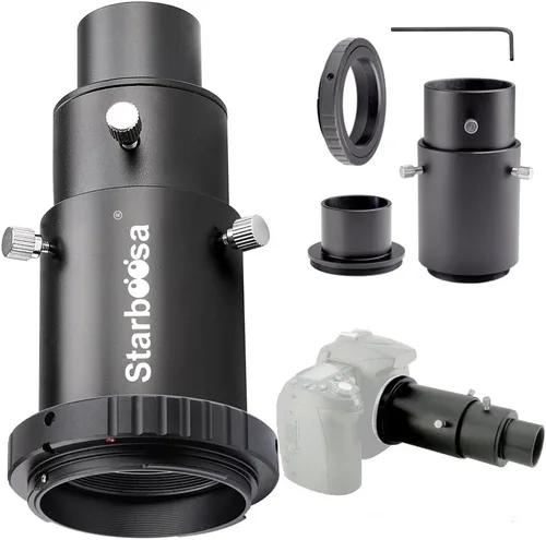 Miniatura 10 de Adaptador de cámara para telescopio de extensión variable – Compatible con cámaras Nikon N1 sin espejo – Conecta telescopios para fotografía