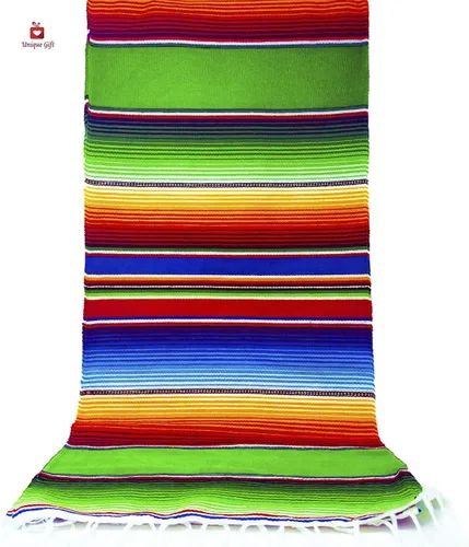 Miniatura 11 de Alondra's Imports (TM) (84 x 59 pulgadas) elegante tejido a mano, auténtico mantel artesenal mexicano