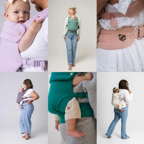 Miniatura 7 de Mabē Monarch Portabebés Ergonómico - Portabebés Infantil Estructurado Suave de Algodón Premium con Diseño Saludable para la Cadera, 3 Posiciones