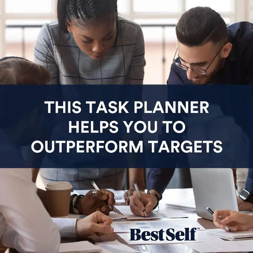 Miniatura 4 de BestSelf Co. Planificador de tareas: 1 año de hojas desmontables para una planificación semanal óptima con lista de tareas diarias y planificador