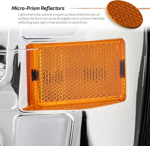Miniatura 5 de AKKON - Compatible con Chevy Trailblazer 2002-2009 [LED DRL Running] Proyector de faros cromados, par de faros delanteros de repuesto para Carcasa