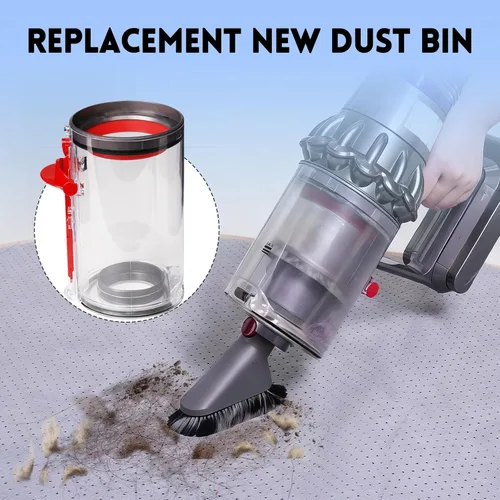 Miniatura 5 de Caja de Polvo de Repuesto Compatible con Dyson V11 Animal, V11 Extra, V11 Torque Drive, V15 Detect, SV14, SV15, SV22 Limpiadoras Inalámbricas