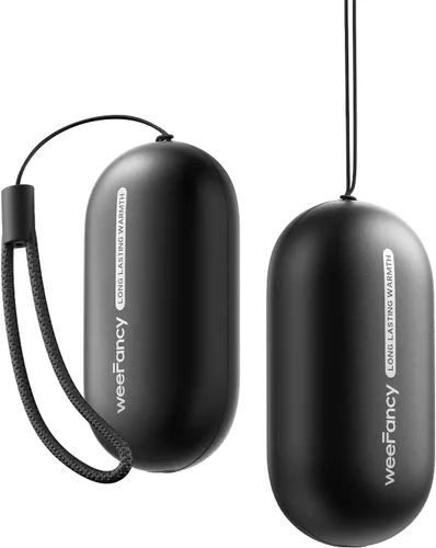 Miniatura 10 de Hand Warmers Rechargeable 2 Pack, Magnetic Alloy Handwarmer 7000 mAh Reusable, Instant Heating UP to 131°F, 15 Hours Long Lasting Palm Pocket Negro