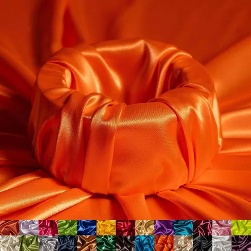 Miniatura 32 de Ice Fabrics The Yard - Tela de satén elástica Charmeuse de 58/60 pulgadas de ancho, sedosa y suave para coser ropa, vestidos, vestidos de noche