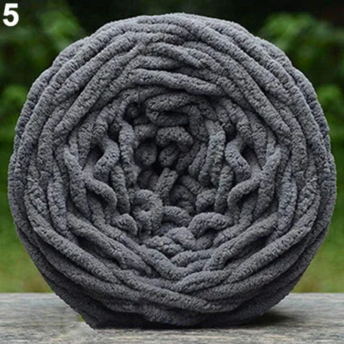 Miniatura 6 de Bufanda suave para bricolaje, toalla de hilo grueso, bola de tejer a mano, ganchillo, regalo de manualidades, hilo elegante y simple, suave