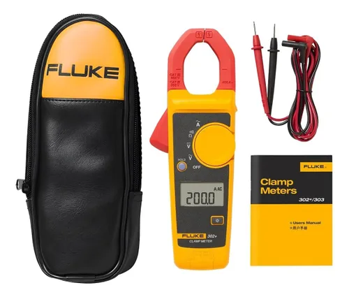 Miniatura 4 de Fluke 302+ Multímetro de Pinza Digital, Mandíbula de 30mm, Mide Corriente AC hasta 400A, Mide Voltaje AC/DC hasta 600V, Resistencia, Continuidad