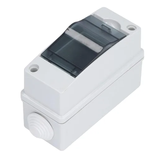 Miniatura 3 de Caja de protección de distribución de 8 vías, IP65 2 riel DIN impermeable, transparente, caja de conexiones de distribución para disyuntor de pared