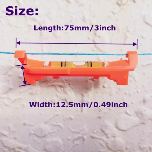 Miniatura 4 de 5 herramientas de nivel de cadena de nivel de línea colgante utilizadas para el trabajo de ladrillos de diseño, revestimiento del sitio, cubierta