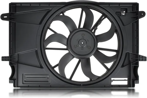 AUTOKAY Ventilador de refrigeración del radiador, reemplazo del refrigerador del condensador del radiador del motor para Chevrolet Cruze 2017-2019