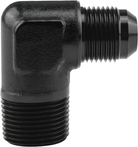Miniatura 37 de EVIL ENERGY Adaptador de ajuste de 6AN a 3/8" NPT macho de 90 grados, aluminio