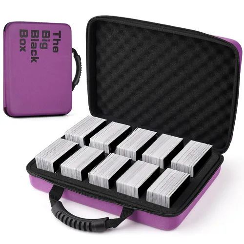 Miniatura 9 de 1200-2200 Card Game Case for Cards Against Humanity Game,Collectible Trading Card Storage Holder Compatible for Pokemon Cards, Sports Card and