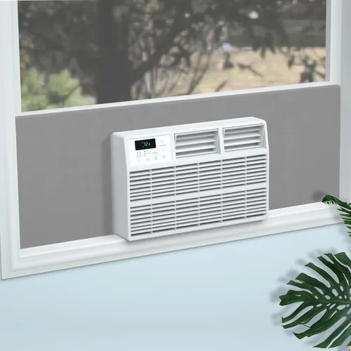 Air Jade Paneles laterales de aire acondicionado para ventana, paneles laterales de espuma de aislamiento envolvente extra anchos de 4 pies para Gris