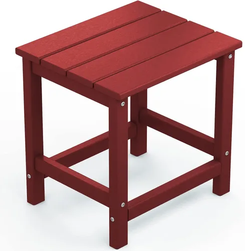 Miniatura 23 de KINGYES Mesa auxiliar doble, mesa auxiliar Adirondack- Aruba