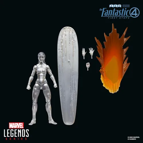 Miniatura 11 de Serie Marvel Legends Silver Surfer, La Primera Película de Los Cuatro Fantásticos: Figura de acción coleccionable de 6 pulgadas