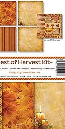 Miniatura 3 de Reminisce BOH-200 Scrapbook Best of Harvest Collection Kit