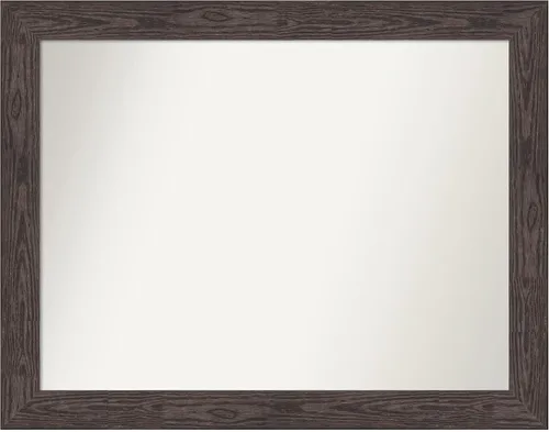 Miniatura 666 de Amanti Art Espejo personalizado, espejo de baño negro puente, espejo de pared o espejo de tocador de baño sobre el fregadero (26 x 26 pulgadas)